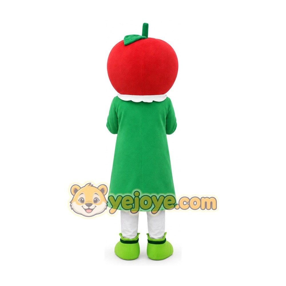 Apple Mascot Costume Adult Size Full Body Plush Fruit Costume