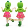 Green Bell Pepper Mascot Costume Adult Size Full Body Plush Vegetable Costume