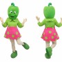 Green Bell Pepper Mascot Costume Adult Size Full Body Plush Vegetable Costume