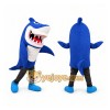 Blue Shark Mascot Costume Adult Size Full Body Plush Animal Costume Blue Shark Mascot Costume Adult Size Full Body Plush Animal Costume