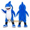 Blue Shark Mascot Costume with Sneakers