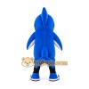 Blue Shark Mascot Costume with Sneakers