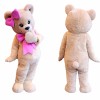 Teddy Bear Mascot Costume Adult Cute Bear Character Outfit for Party Halloween Event