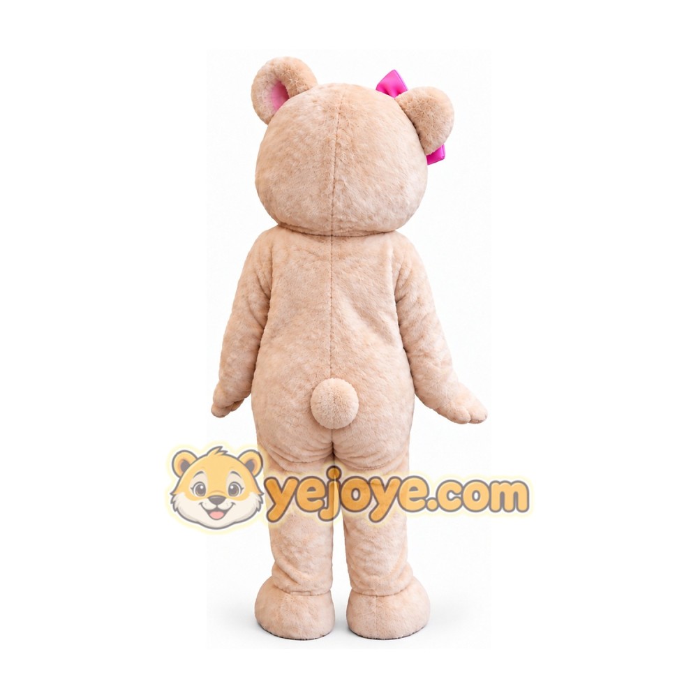 Teddy Bear Mascot Costume Adult Cute Bear Character Outfit for Party Halloween Event Teddy Bear Mascot Costume Adult Cute Bear Character Outfit for Party Halloween Event