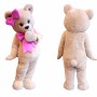 Teddy Bear Mascot Costume Adult Cute Bear Character Outfit for Party Halloween Event