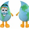 Cartoon Earth Mascot Costume Adult Planet Character Outfit for Party Halloween Event Promotion