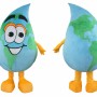 Cartoon Earth Mascot Costume Adult Planet Character Outfit for Party Halloween Event Promotion
