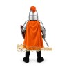 Knight Mascot Costume with Shield & Sword Medieval Warrior Full Body Character Outfit