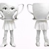 White Teacup Mascot Costume Adult Cartoon Cup Character Outfit for Party Event Promotion