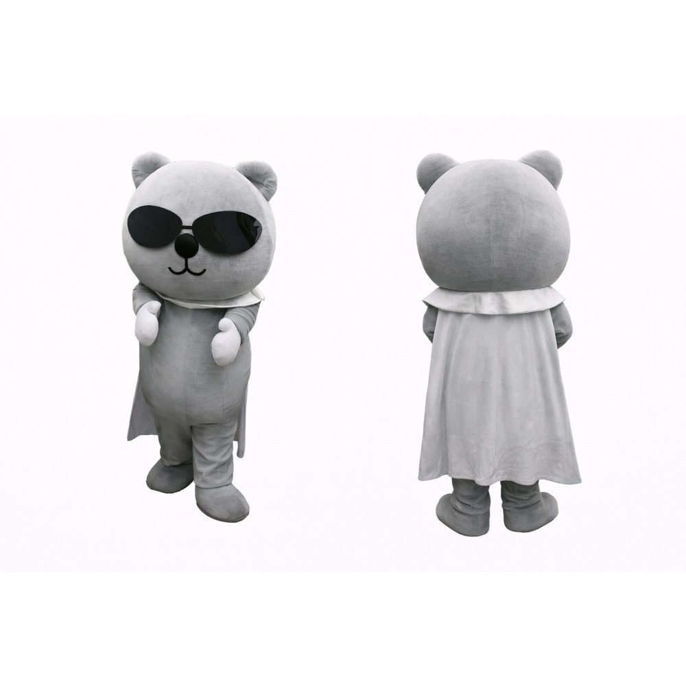 Cool Bear Mascot Costume Adult Full Body Cartoon Animal Character Suit