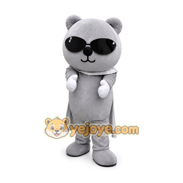 Cool Bear Mascot Costume Adult Full Body Cartoon Animal Character Suit