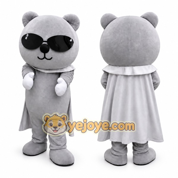 Cool Bear Mascot Costume Adult Full Body Cartoon Animal Character Suit