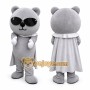 Cool Bear Mascot Costume Adult Full Body Cartoon Animal Character Suit