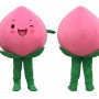 Adult Peach Mascot Costume Cartoon Fruit Character Suit for Party Events Promotion