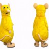 Adult Yellow Mouse Mascot Costume Full Body Cartoon Rodent Character Outfit for Events, Parties & Promotions
