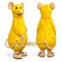 Adult Yellow Mouse Mascot Costume Full Body Cartoon Rodent Character Outfit for Events, Parties & Promotions