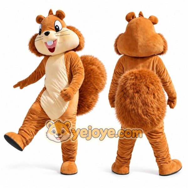 Squirrel Mascot Costume Full Body Cartoon Chipmunk Character Outfit