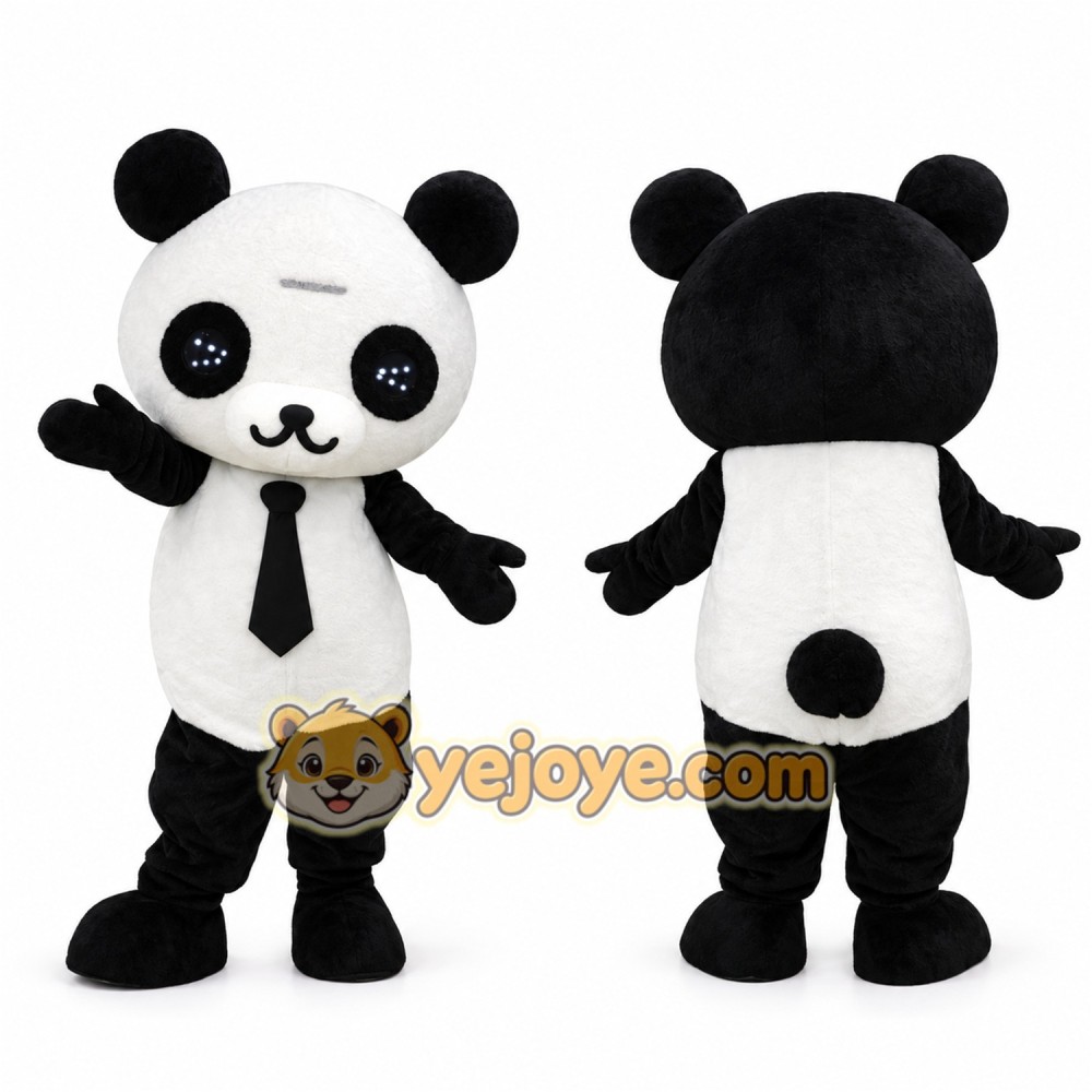 Cute Panda Mascot Costume Adult Full Body Cartoon Animal Character Suit Cute Panda Mascot Costume Adult Full Body Cartoon Animal Character Suit