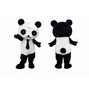 Cute Panda Mascot Costume Adult Full Body Cartoon Animal Character Suit