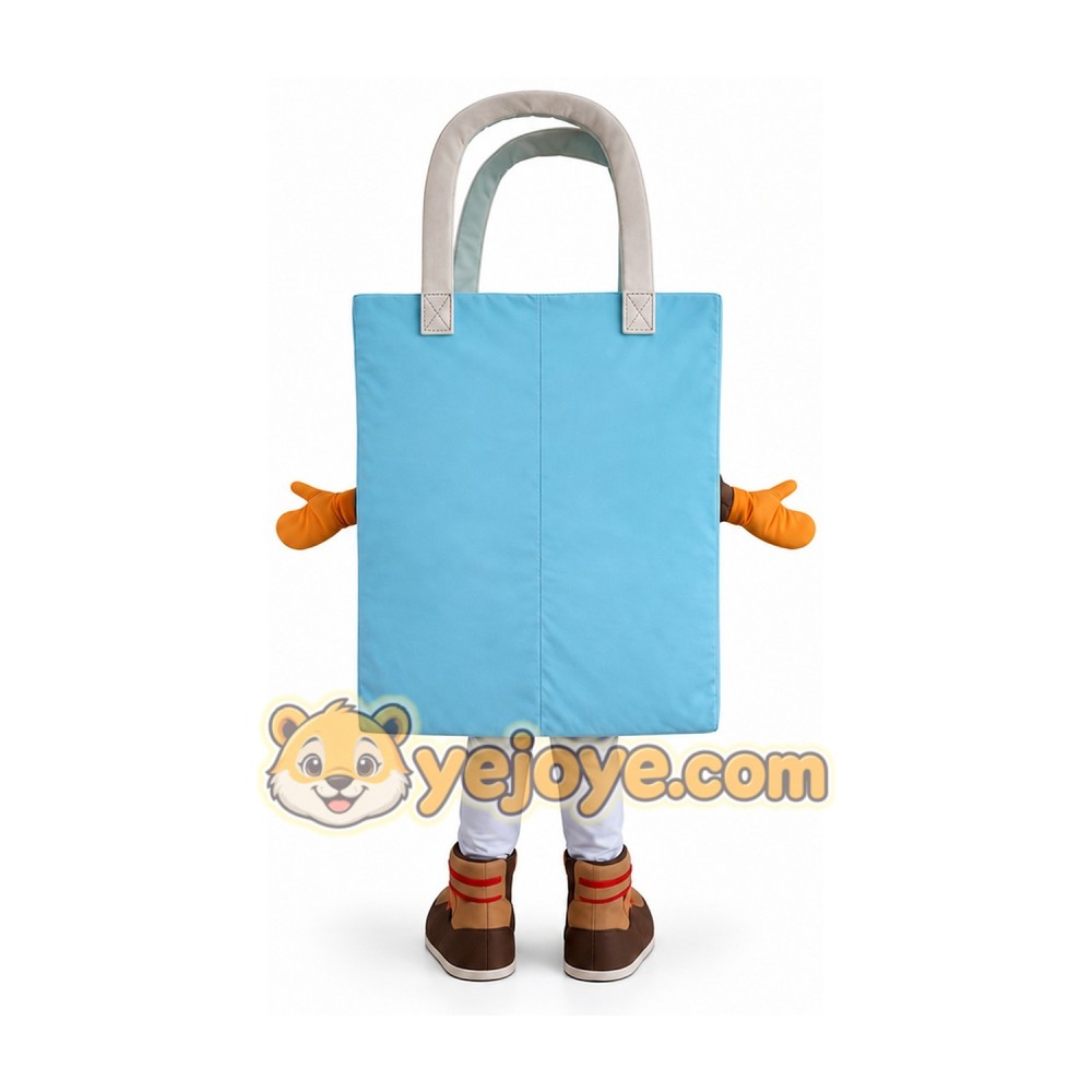 Cartoon Tote Bag Mascot Costume Adult Shopping Bag Character Outfit for Party Event Promotion Halloween Cartoon Tote Bag Mascot Costume Adult Shopping Bag Character Outfit for Party Event Promotion Halloween