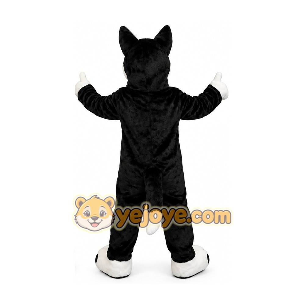 Adult Husky Dog Mascot Costume Full Body Cartoon Siberian Husky Character Outfit for Events, Parties & Promotions