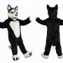 Adult Husky Dog Mascot Costume Full Body Cartoon Siberian Husky Character Outfit for Events, Parties & Promotions
