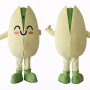 Pistachio Mascot Costume Full Body Cartoon Nut Character Outfit for Events, Parties & Promotions