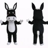 Black Donkey Mascot Costume Adult Cartoon Donkey Character Suit for Party Event Promotion