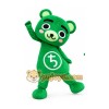 Green Bear Mascot Costume Adult Full Body Cartoon Animal Character Suit Green Bear Mascot Costume Adult Full Body Cartoon Animal Character Suit