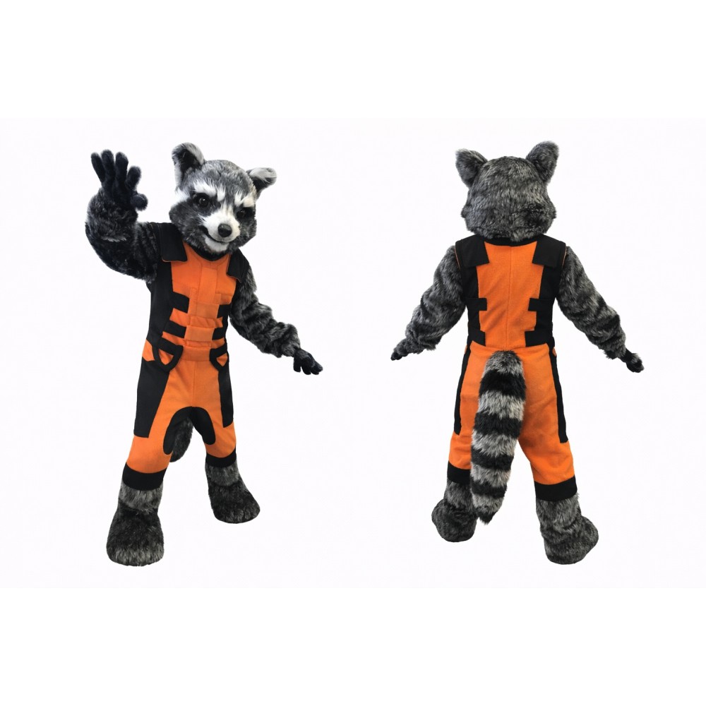 Adult Raccoon Mascot Costume Full Body Cartoon Raccoon Character Outfit for Events, Parties & Promotions