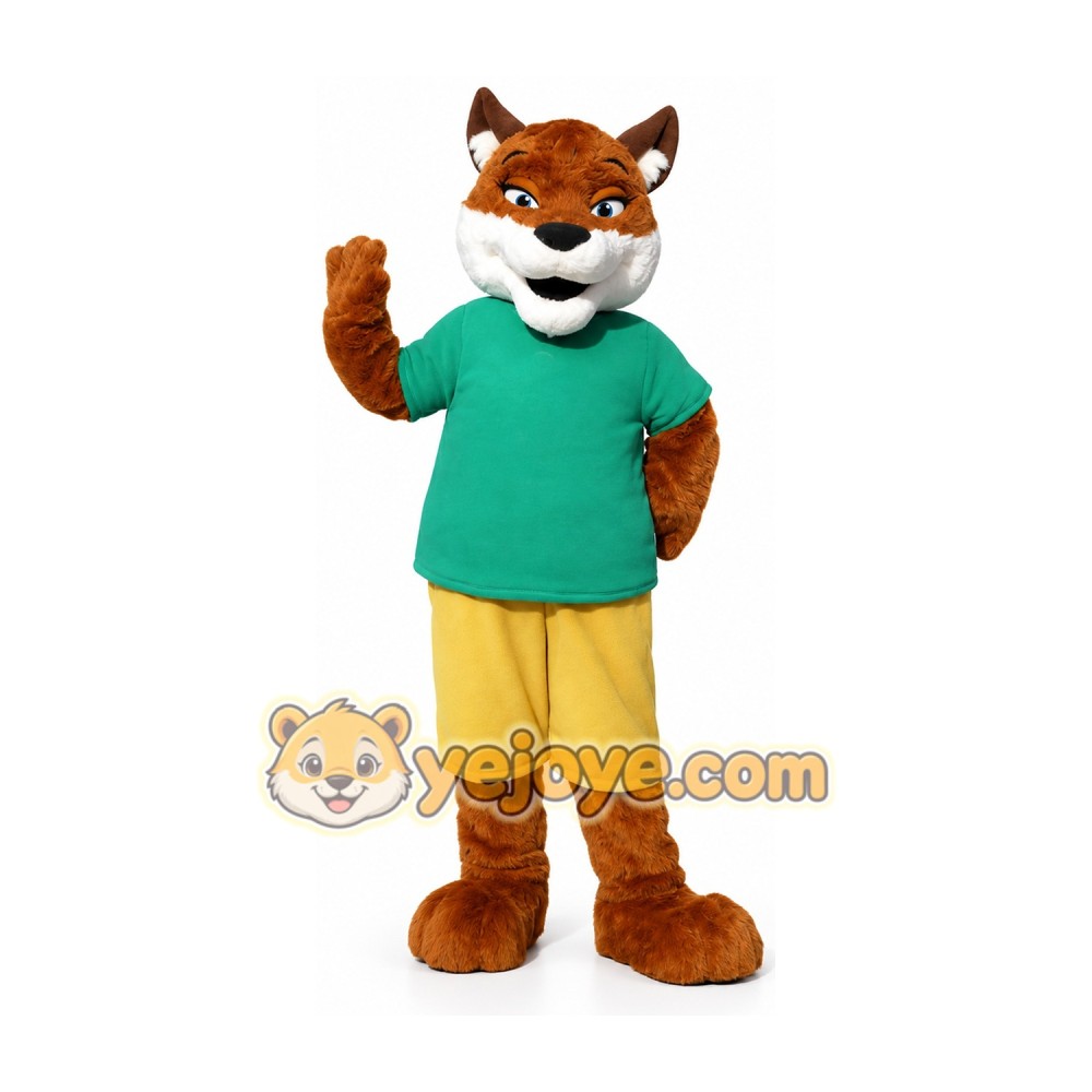 Brown Fox Mascot Costume Adult Full Body Animal Character Suit Brown Fox Mascot Costume Adult Full Body Animal Character Suit