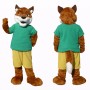 Brown Fox Mascot Costume Adult Full Body Animal Character Suit