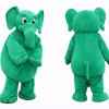 Green Elephant Mascot Costume Adult Full Body Cartoon Animal Character Suit