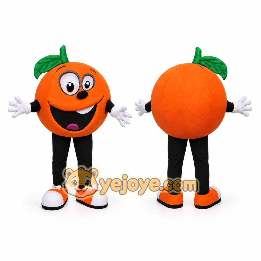 Orange Fruit Mascot Costume Adult Full Body Cartoon Character Outfit for Events & Promotions Orange Fruit Mascot Costume Adult Full Body Cartoon Character Outfit for Events & Promotions