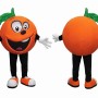 Orange Fruit Mascot Costume Adult Full Body Cartoon Character Outfit for Events & Promotions