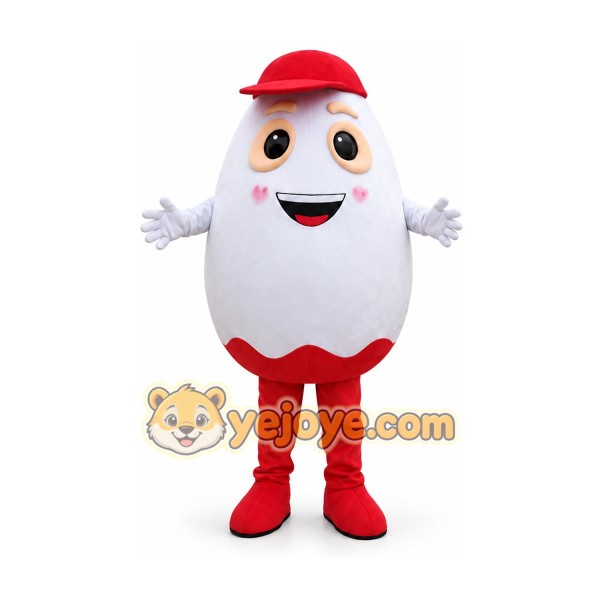 Cute Egg Mascot Costume Adult Size Cartoon Egg Character Outfit for Party Event Promotion Cute Egg Mascot Costume Adult Size Cartoon Egg Character Outfit for Party Event Promotion