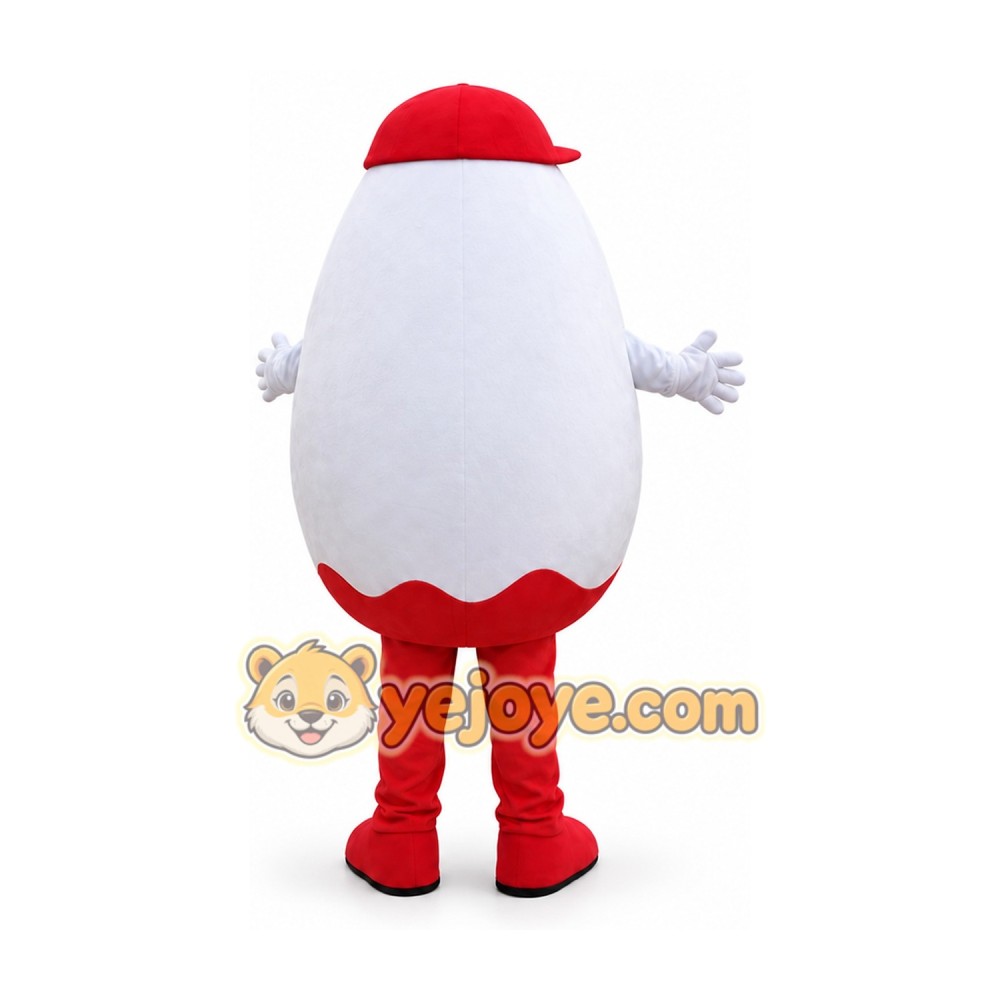 Cute Egg Mascot Costume Adult Size Cartoon Egg Character Outfit for Party Event Promotion Cute Egg Mascot Costume Adult Size Cartoon Egg Character Outfit for Party Event Promotion