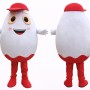 Cute Egg Mascot Costume Adult Size Cartoon Egg Character Outfit for Party Event Promotion