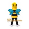 Cool Bee Mascot Costume with Sunglasses & Wings Full Body Cartoon Insect Character Outfit Cool Bee Mascot Costume with Sunglasses & Wings Full Body Cartoon Insect Character Outfit