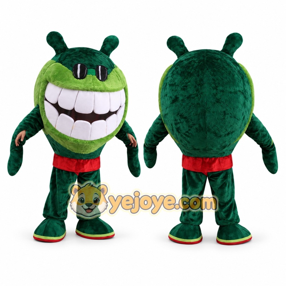 Cartoon Green Alien Mascot Costume Adult Funny Monster Character Outfit for Party Halloween Event Cartoon Green Alien Mascot Costume Adult Funny Monster Character Outfit for Party Halloween Event