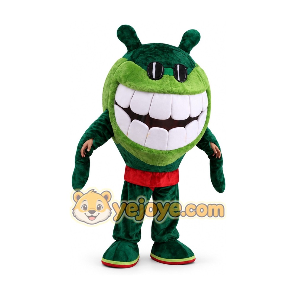 Cartoon Green Alien Mascot Costume Adult Funny Monster Character Outfit for Party Halloween Event Cartoon Green Alien Mascot Costume Adult Funny Monster Character Outfit for Party Halloween Event