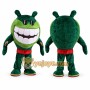 Cartoon Green Alien Mascot Costume Adult Funny Monster Character Outfit for Party Halloween Event