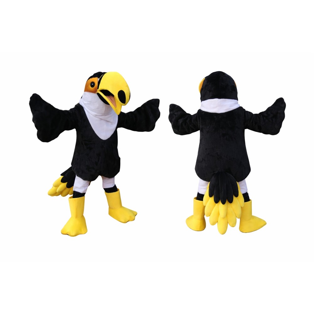 Cute Parrot Mascot Costume Adult Cartoon Bird Character Outfit for Party Halloween Event