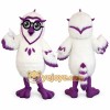 Owl Mascot Costume with Glasses Full Body Cartoon Owl Character Outfit for Events, Parties & Promotions Owl Mascot Costume with Glasses Full Body Cartoon Owl Character Outfit for Events, Parties & Promotions
