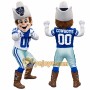 Funny Cowboy Mascot Costume Adult Western Cowboy Character Outfit for Party Halloween Event