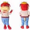 Cartoon Cow Mascot Costume Adult Full Body Animal Character Suit