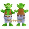 Green Ogre Mascot Costume Adult Cartoon Monster Character Outfit for Party Event Promotion Green Ogre Mascot Costume Adult Cartoon Monster Character Outfit for Party Event Promotion
