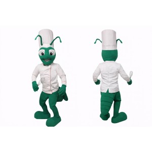 Chef Ant Mascot Costume Adult Full Body Cartoon Insect Character Suit