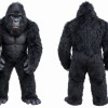 Adult Gorilla Mascot Costume Realistic Black Ape Character Outfit for Party Events Halloween Promotion