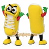 Yellow Sneaker Mascot Costume Adult Full Body Cartoon Shoe Character Suit Yellow Sneaker Mascot Costume Adult Full Body Cartoon Shoe Character Suit